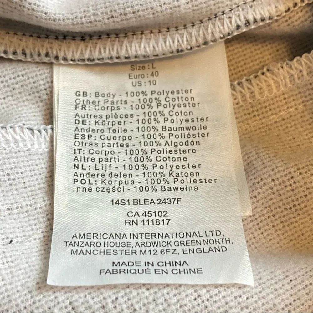 Bench Gray Front Zip Jacket Size Large - Picture 4 of 12